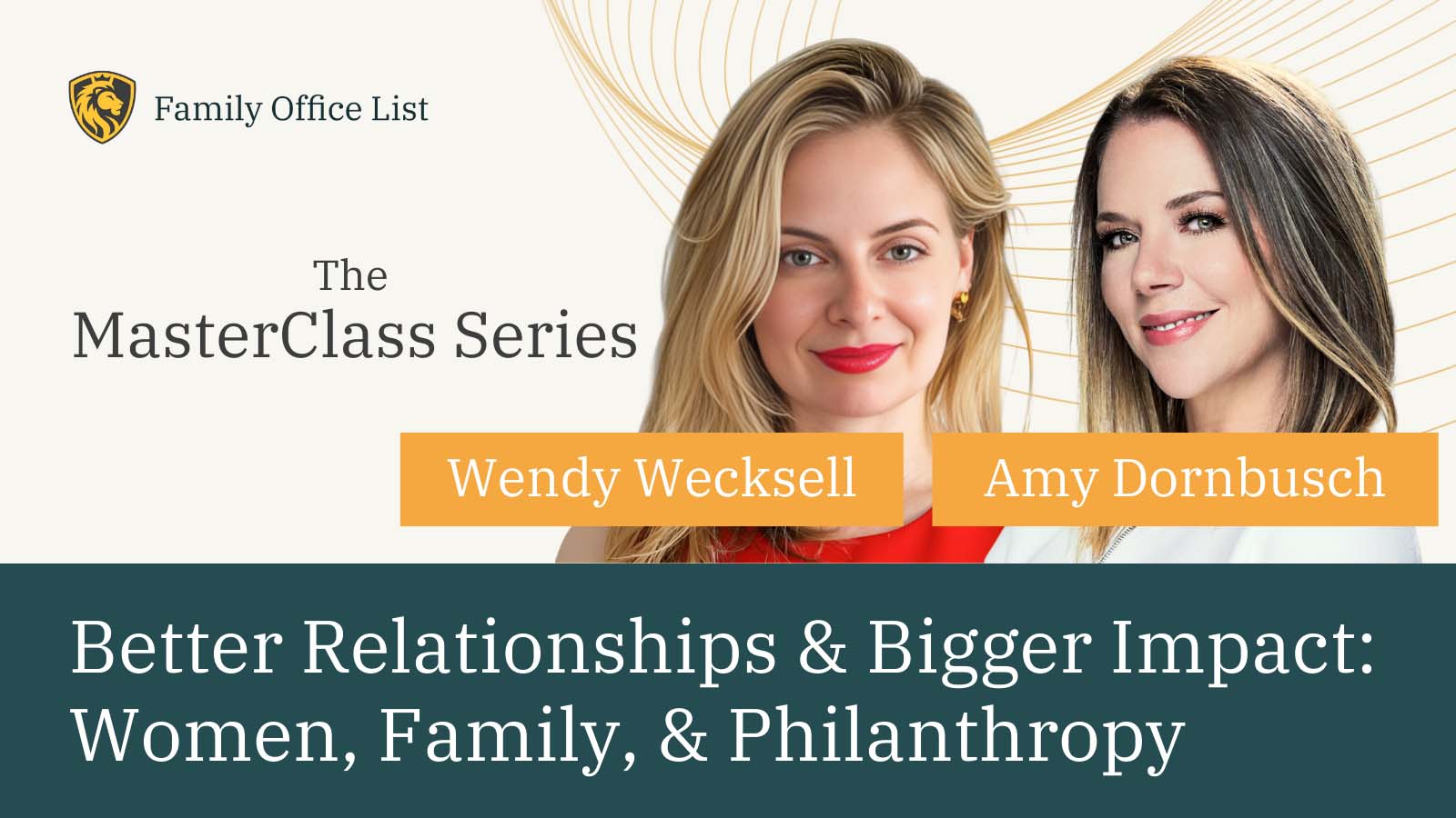 Better Relationships: Women, Family, Impact & Philanthropy