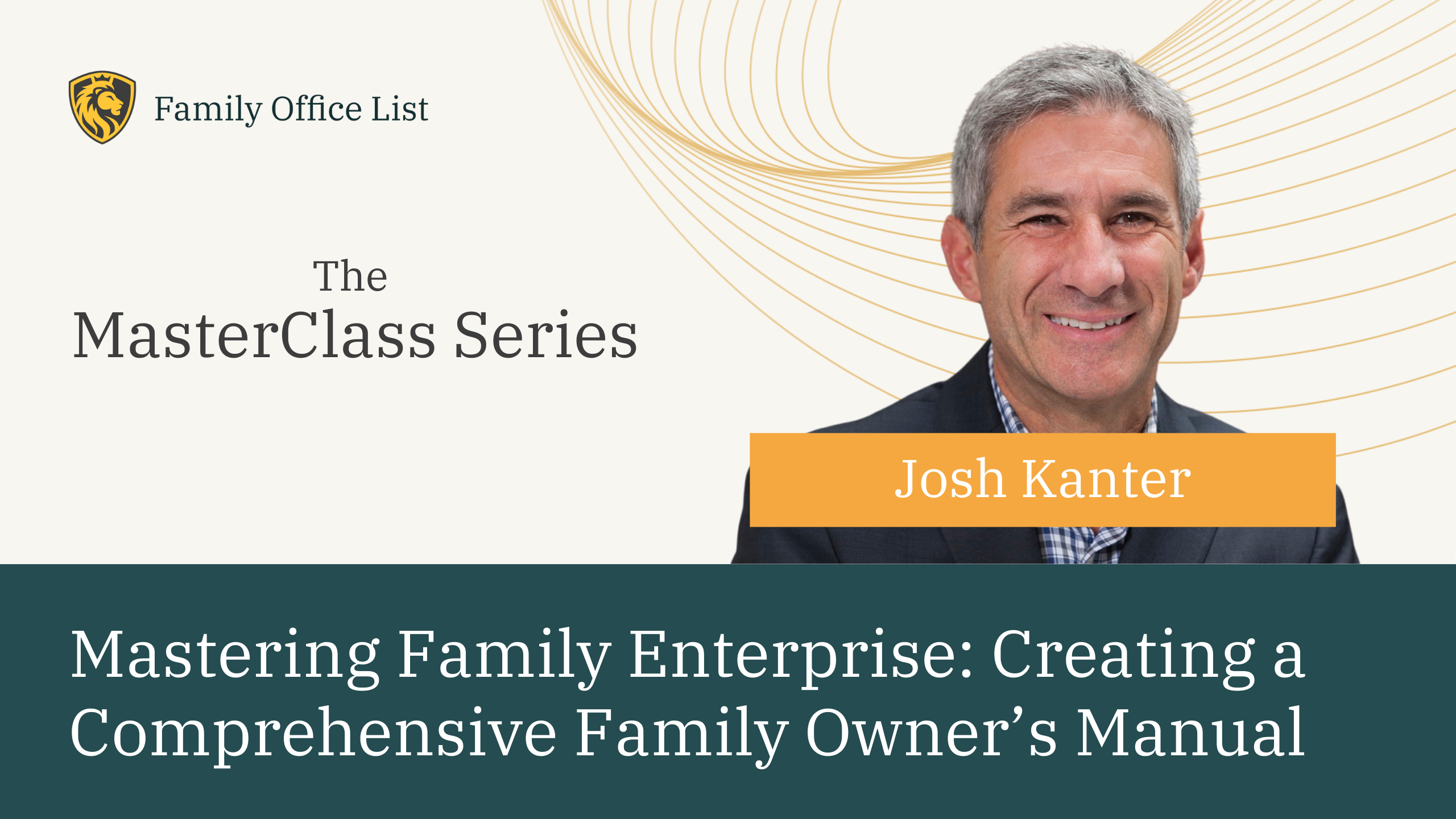 Josh Kanter: Mastering Family Enterprise